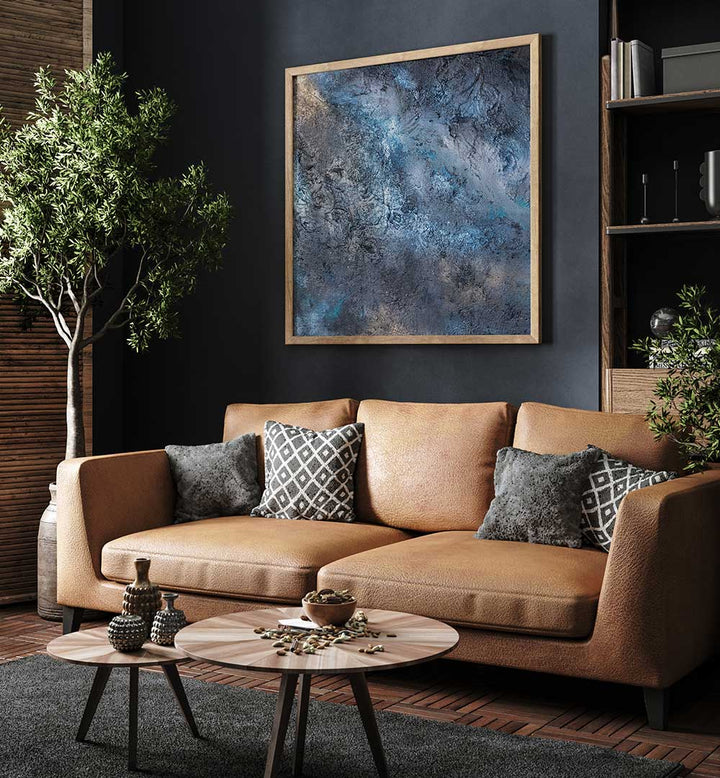 STONE BLUE , ABSTRACT PAINTINGS