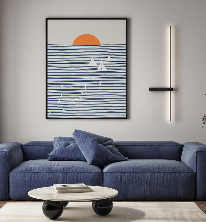 THREE WHITE SAILS , BEACH PAINTiNGS