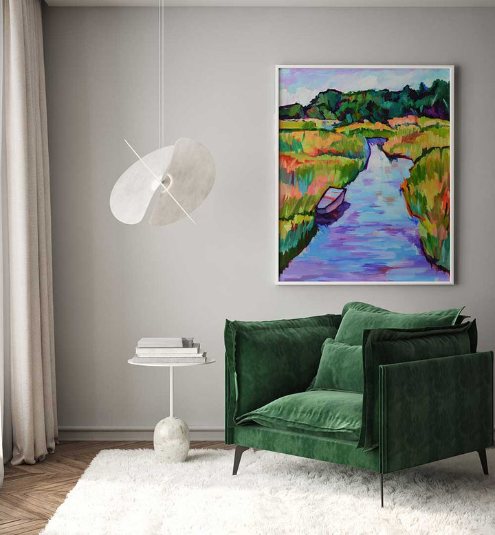 RIPPLING WATER , LANDSCAPE PAINTINGS