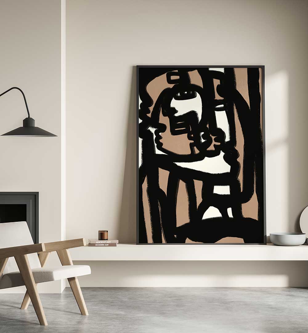 HUMAN EMOTIONS BOLD LINES , ABSTRACT PAINTINGS