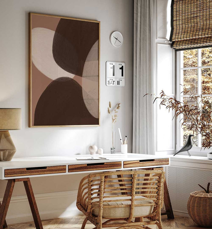 COLOUR PALETTE MOCHA MOUSSE V , ABSTRACT PAINTINGS