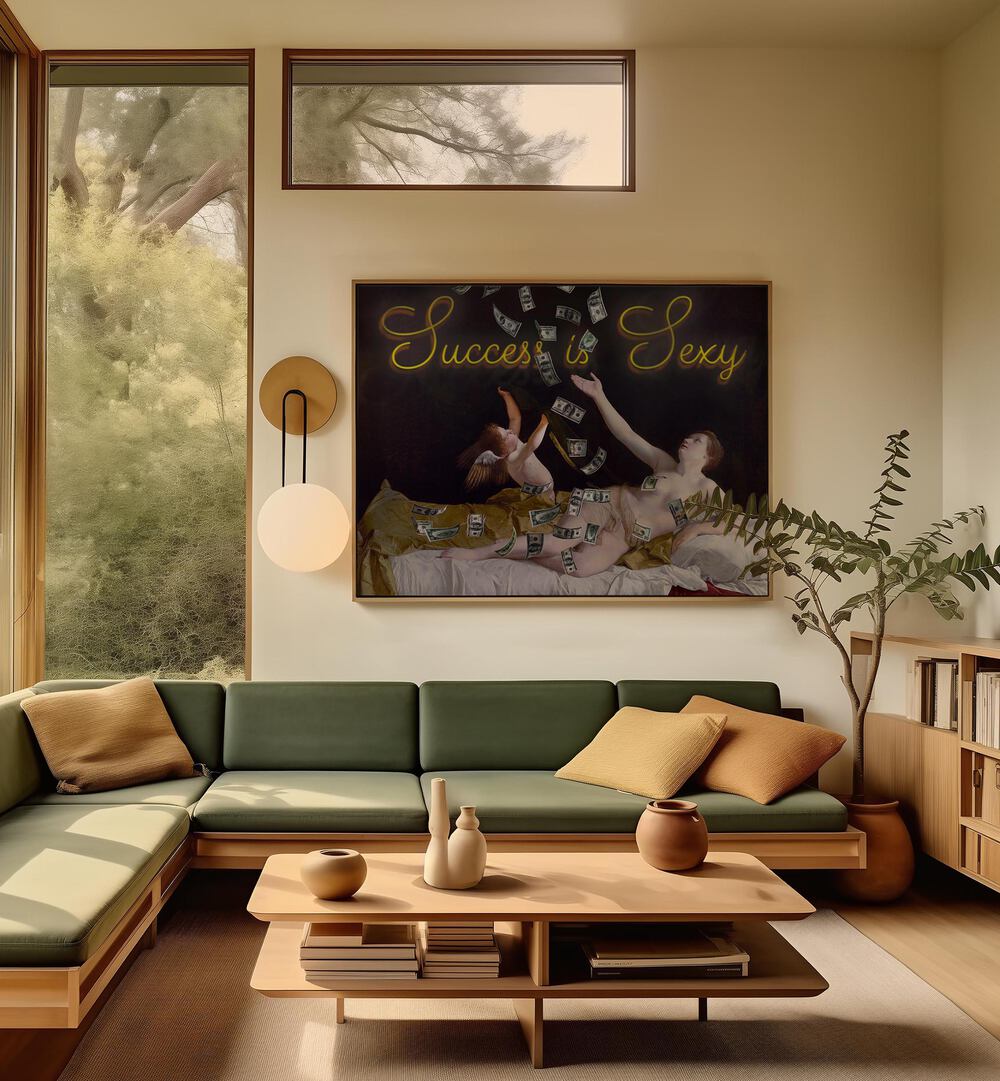 "Transform your space with the SUCCESS IS SEXY, ALTERED ART PRINTS from Dikhotomy, inspiring positivity and ambition."