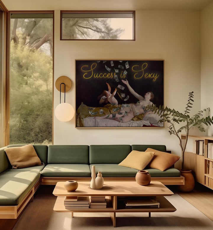 "Transform your space with the SUCCESS IS SEXY, ALTERED ART PRINTS from Dikhotomy, inspiring positivity and ambition."