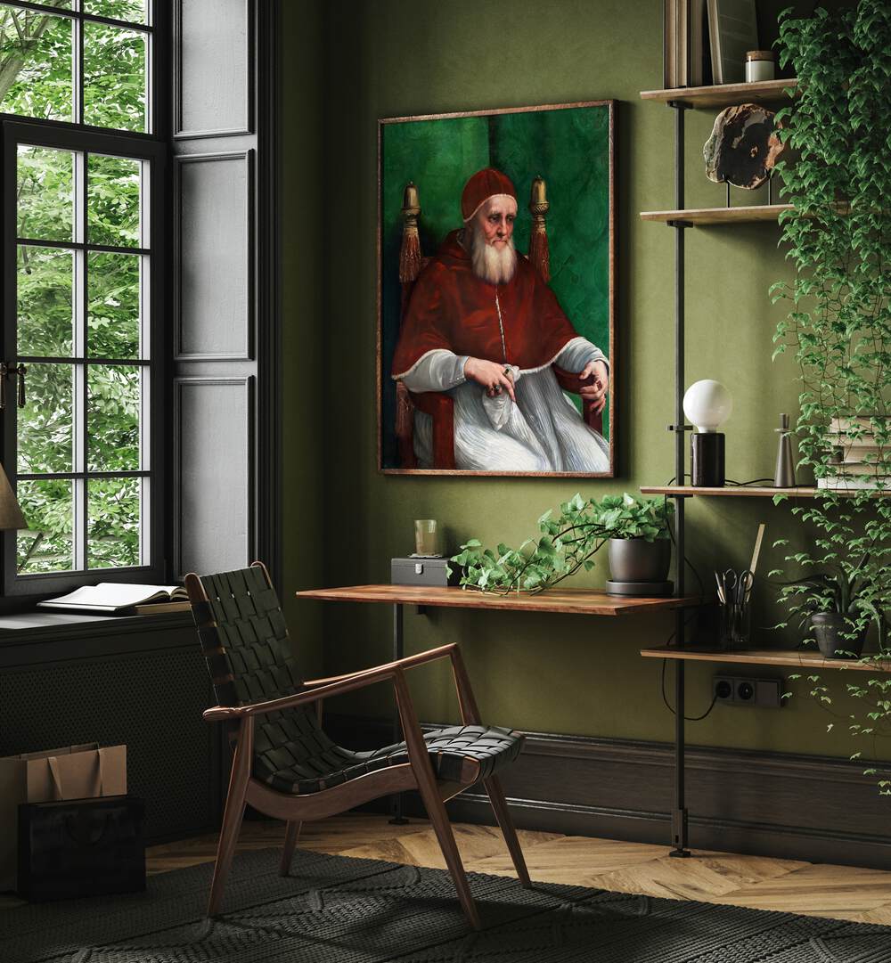 PORTRAIT OF POPE JULIUS II  , VINTAGE PAINTINGS