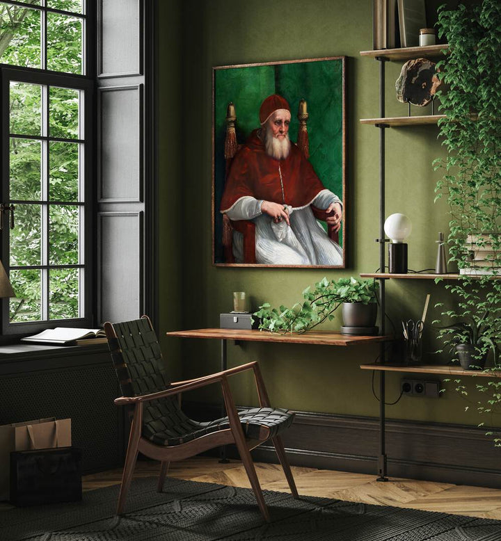 PORTRAIT OF POPE JULIUS II  , VINTAGE PAINTINGS