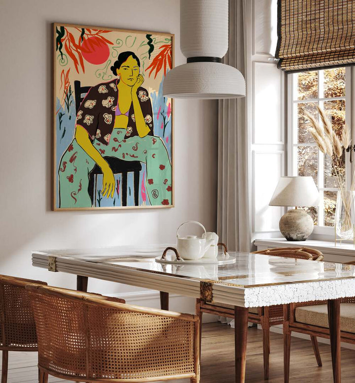 SUN AND WAVES , PORTRAITS & FIGURATIVE ILLUSTRATIONS