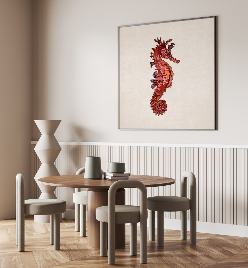 Vibrant KIRMIZI, BEACH PAINTINGS by Emel Tunaboylu, perfect for transforming your space with stunning colors.
