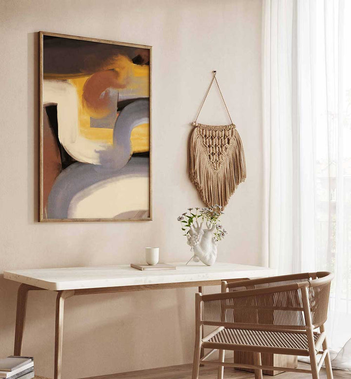 RUSTIC ABSTRACT XII , ABSTRACT PAINTINGS