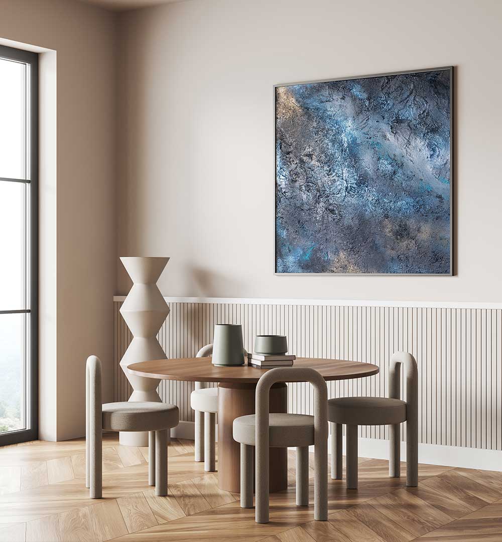 STONE BLUE , ABSTRACT PAINTINGS