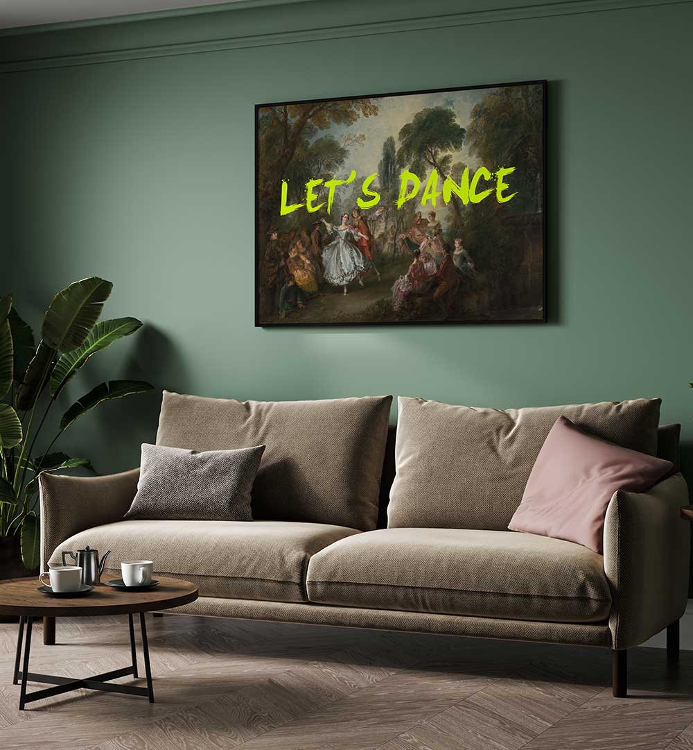 LET'S DANCE , ALTERED ART PRINTS