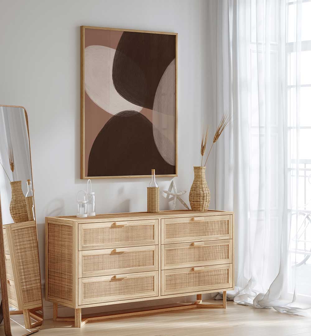 COLOUR PALETTE MOCHA MOUSSE V , ABSTRACT PAINTINGS