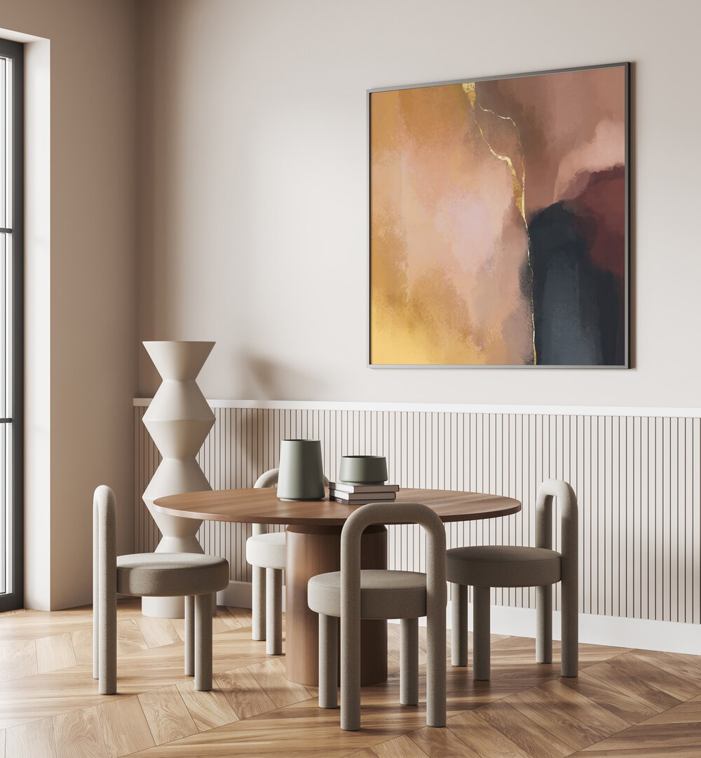 Transform your space with STAY CALM, ABSTRACT PAINTINGS, a perfect blend of tranquility and modern design.