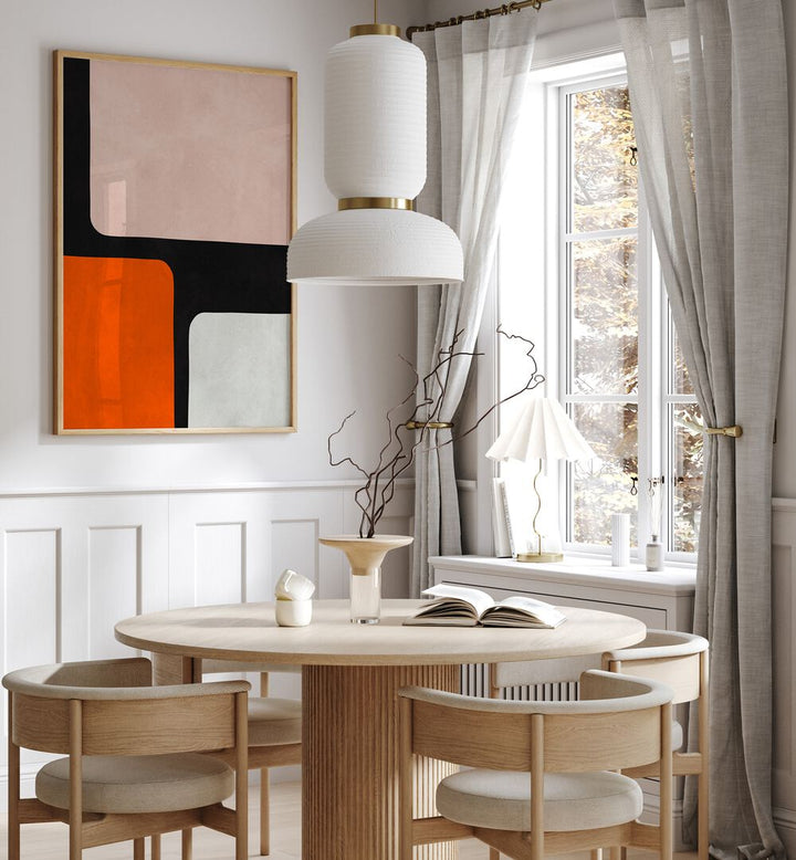 Vibrant EXPRESSIONIST I , GEOMETRIC ART PRINTS enhance modern interiors with dynamic shapes and colors. Perfect decor choice.