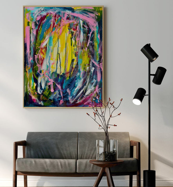 Vibrant EUPHORIA, ABSTRACT PAINTINGS brighten up living spaces, adding captivating energy and emotional expression.