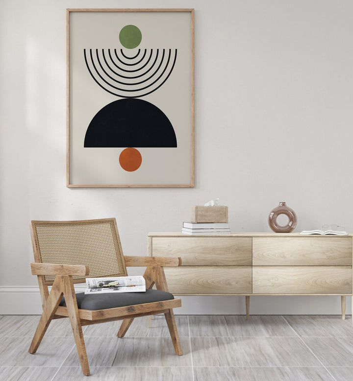 Stylish LINES AND CIRCLES XXV, BOHO ART PAINTINGS enhance modern spaces with creative geometric designs. Perfect for artists!