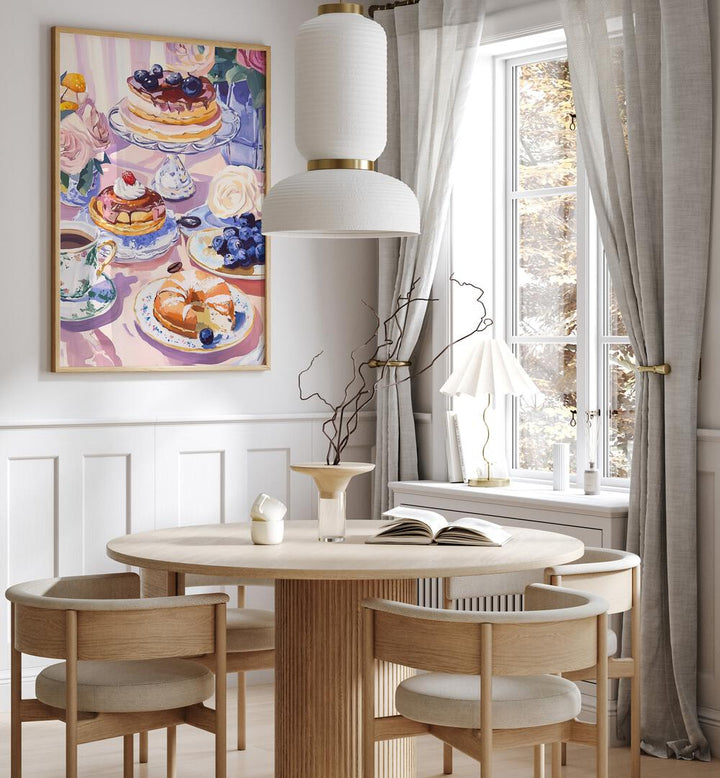 Elegant DESSERT TABLE, KITCHEN POSTERS enhance celebrations with stunning culinary displays in a stylish setting.