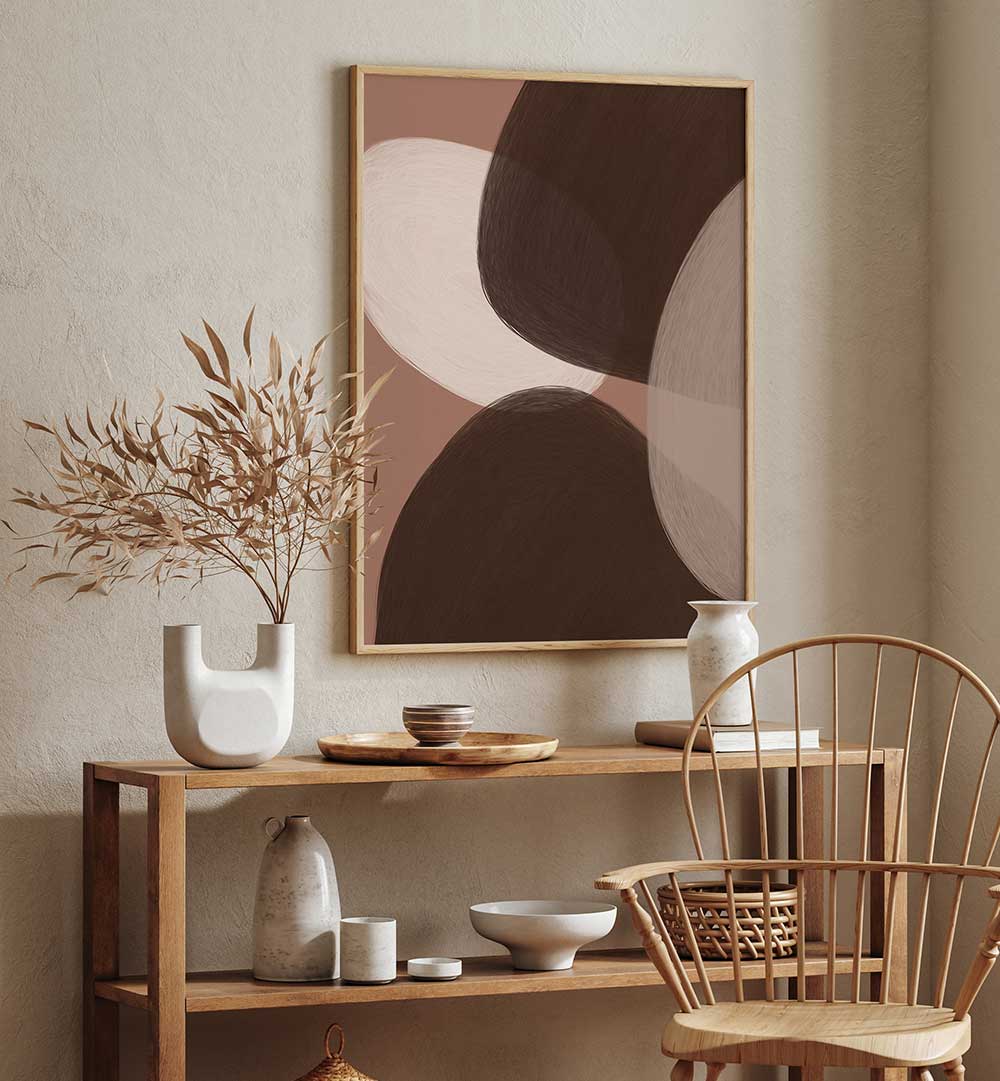 COLOUR PALETTE MOCHA MOUSSE V , ABSTRACT PAINTINGS