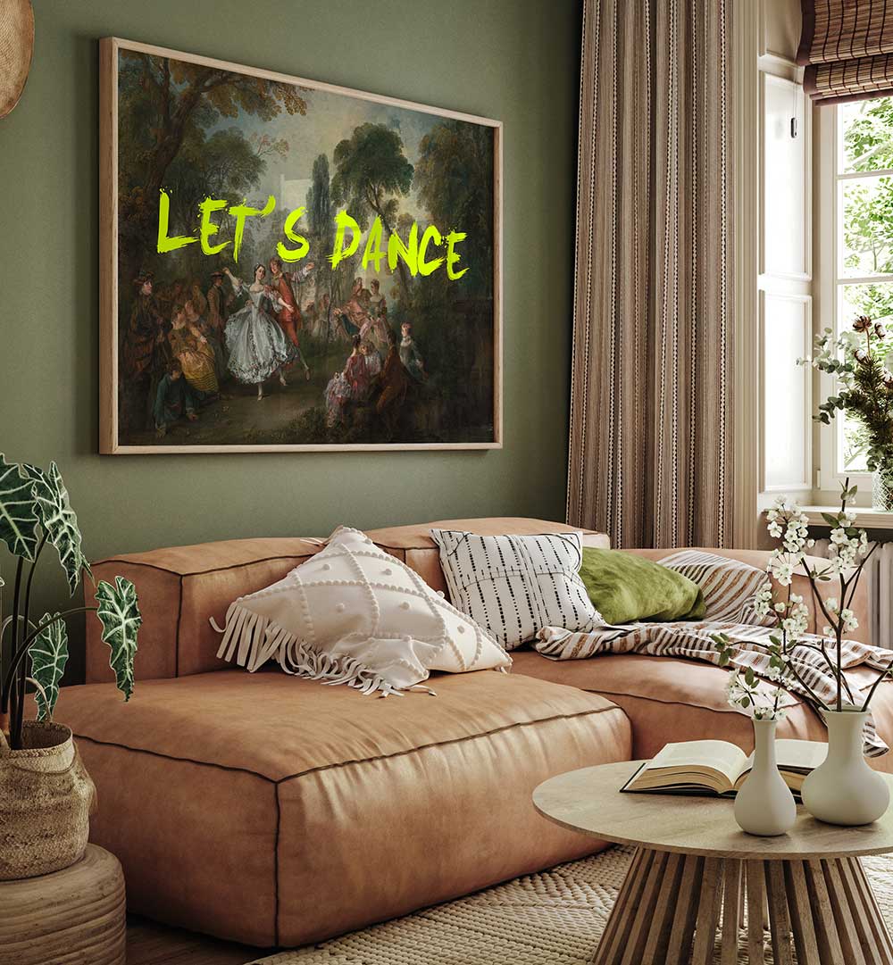 LET'S DANCE , ALTERED ART PRINTS