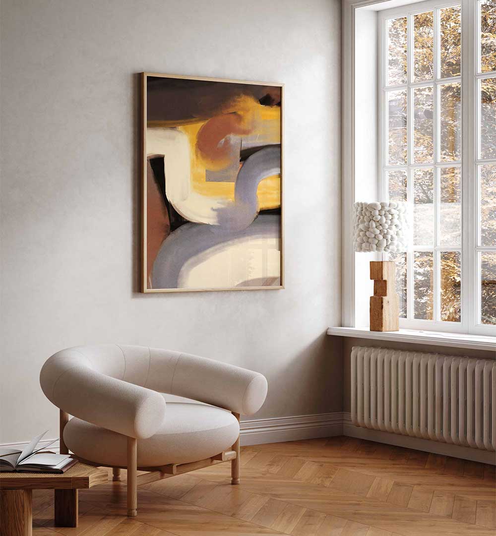 RUSTIC ABSTRACT XII , ABSTRACT PAINTINGS