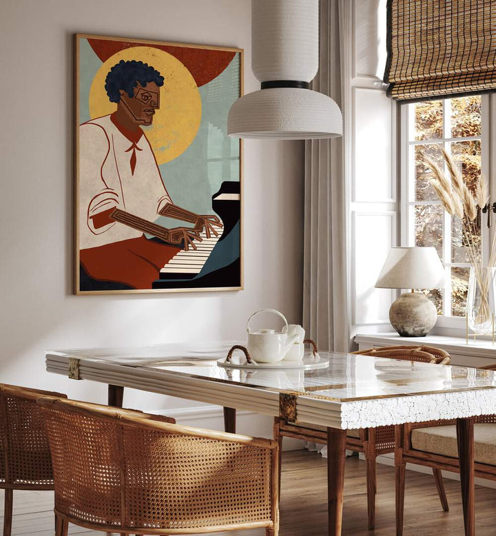 Colorful MUSICIAN GUY VIII, MOVIE POSTERS enhance any space, capturing the essence of iconic musicians beautifully.
