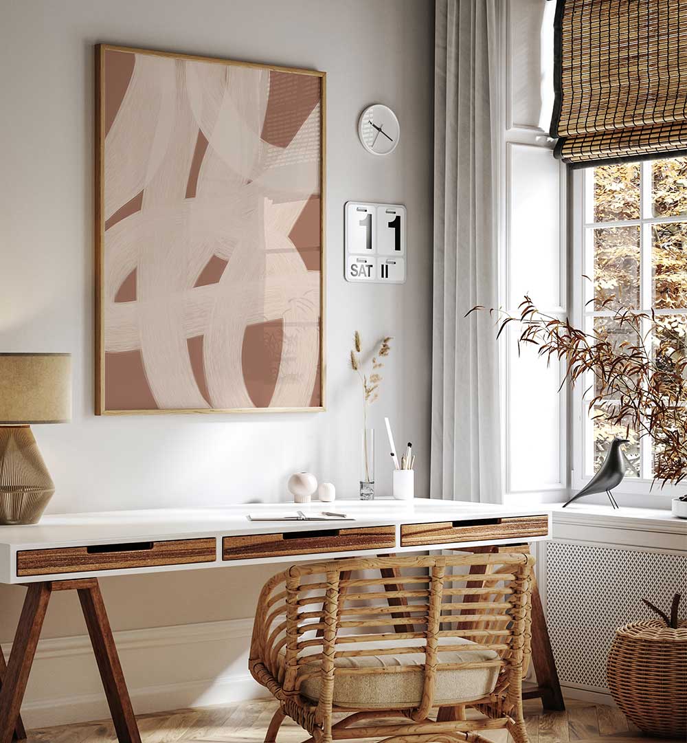 COLOUR PALETTE MOCHA MOUSSE VI , ABSTRACT PAINTINGS