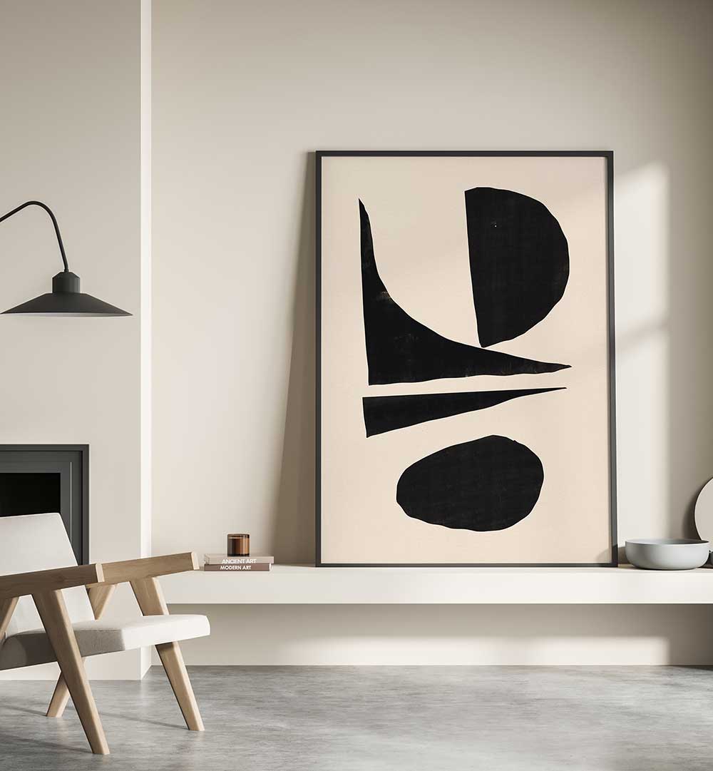 DECORATIVE SHAPES , ABSTRACT PAINTINGS