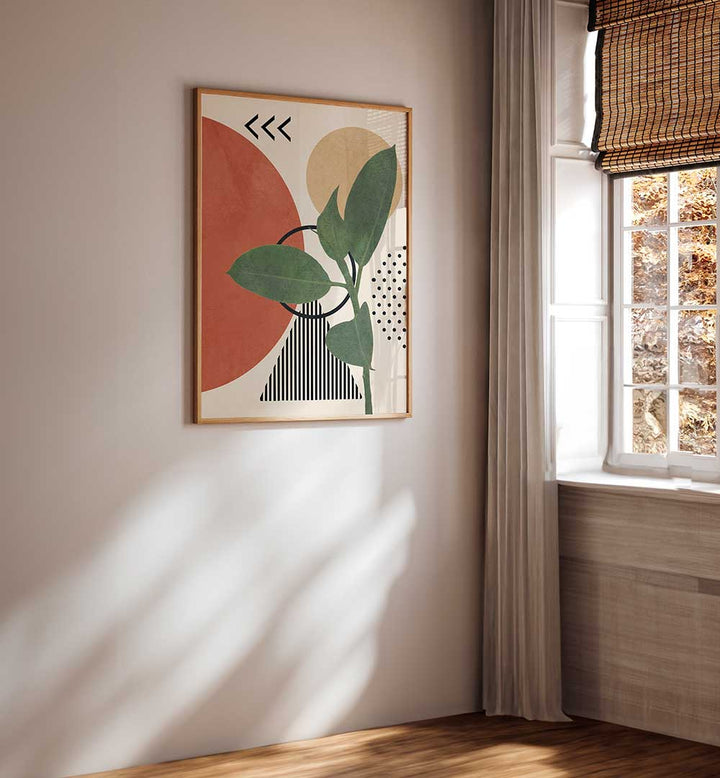 GEOMETRIC BOTANY , BOHO ART PAINTINGS