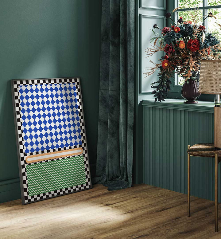 GEOMETRIC PATTERN  DIAMONDS , PATTERN ART PRINTS