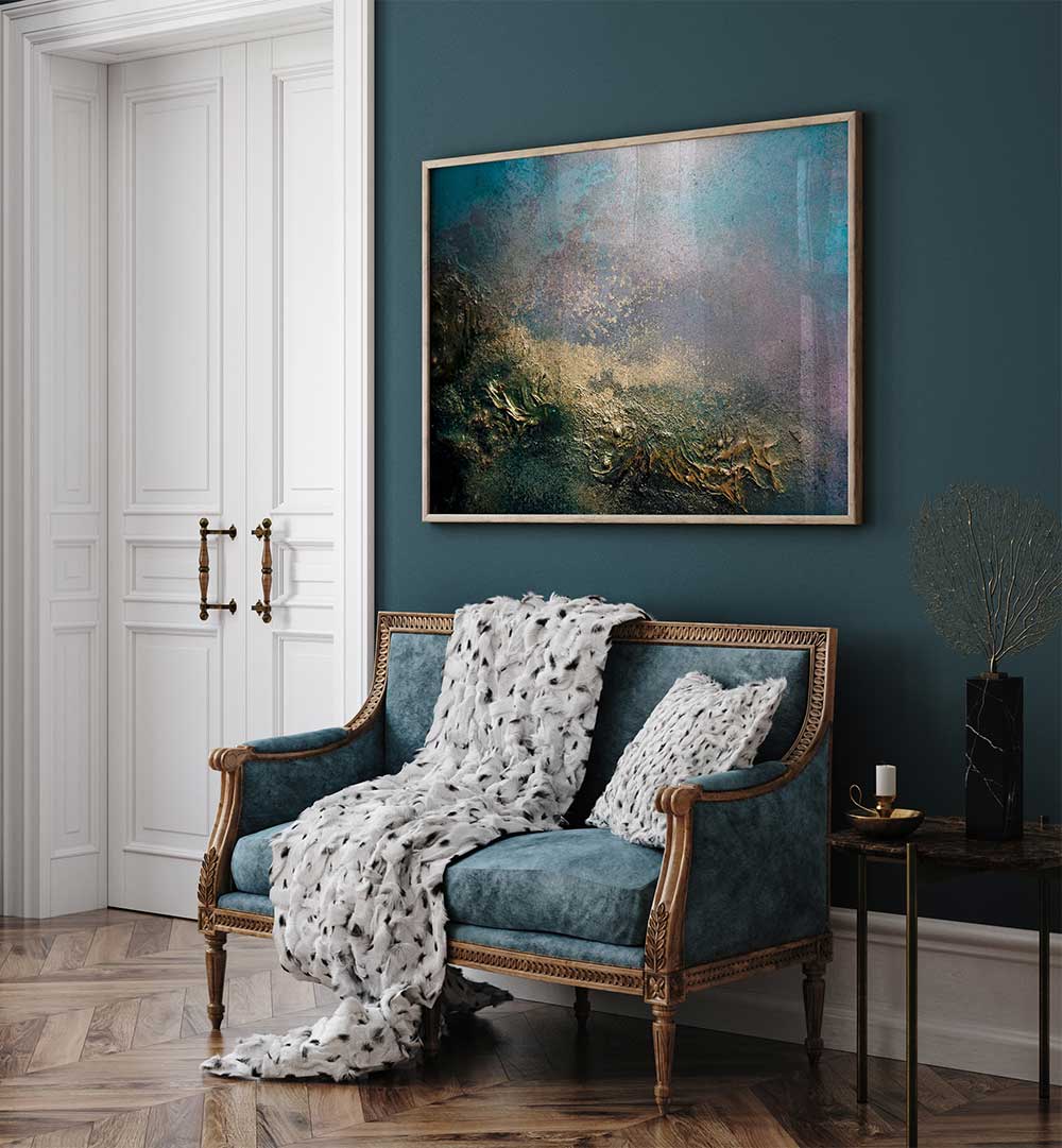 Elevate your space with SUNSET SYMPHONY, ABSTRACT PAINTINGS featuring vibrant colors and intricate designs.
