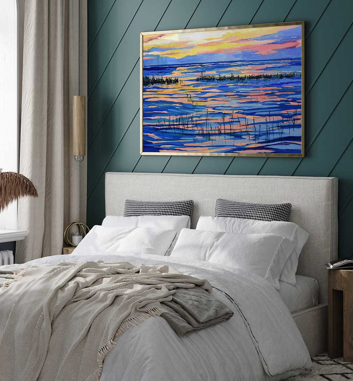 SUNSET COLORS , LANDSCAPE PAINTINGS