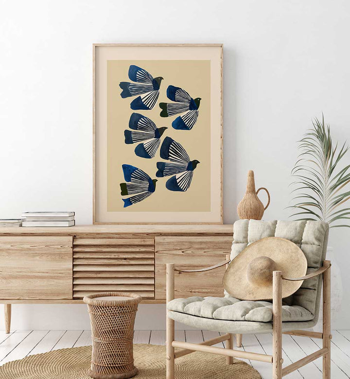 BIRDS IN FLIGHT , ANIMAL PAINTINGS