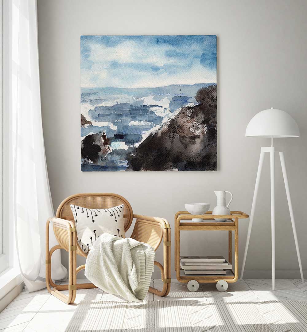 WINTER SEA II , LANDSCAPE PAINTINGS