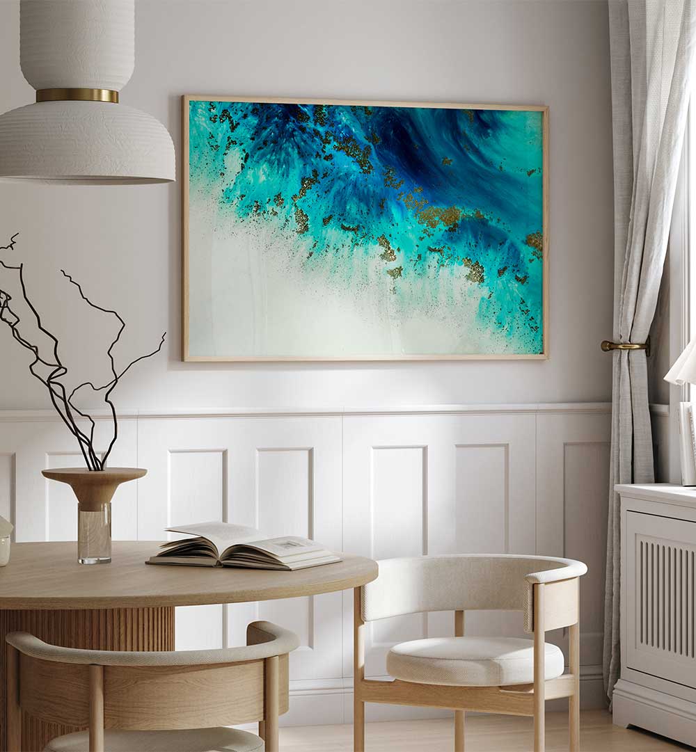 Transform your space with vibrant ABSTRACT OCEAN , ABSTRACT PAINTINGS that bring the beauty of the sea to your walls.