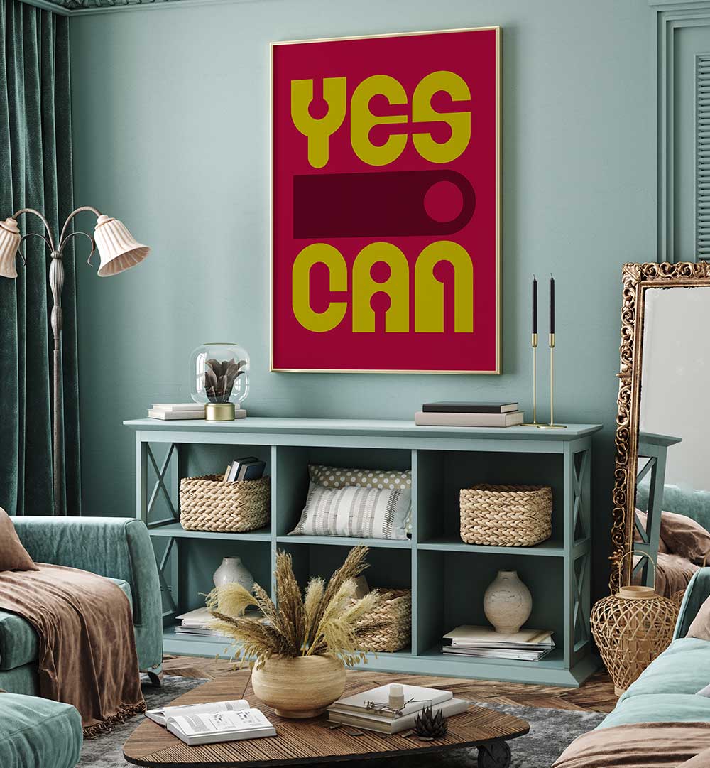 YES CAN , QUOTES & TYPOGRAPHY POSTERS