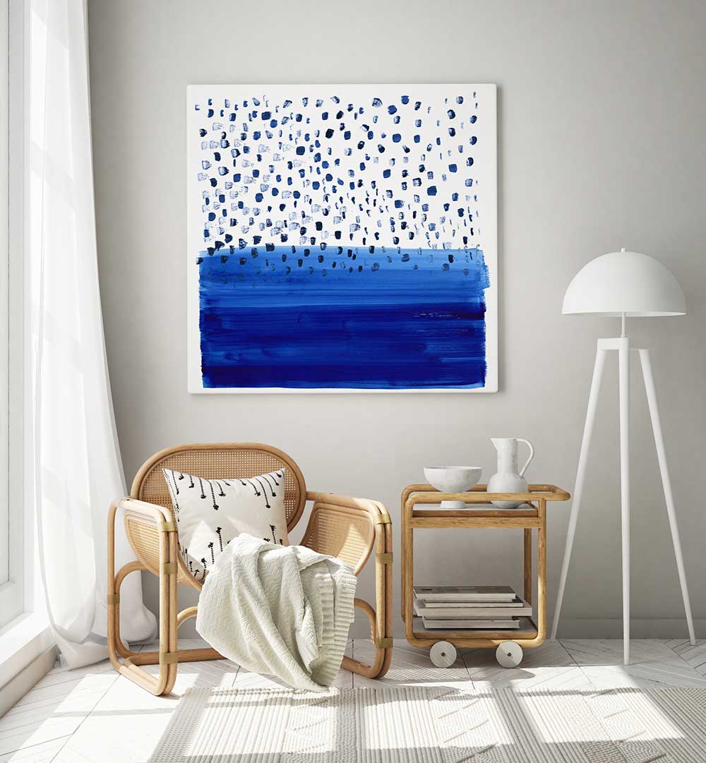 UNDER THE BLUE RAIN IS SEA , ABSTRACT PAINTINGS