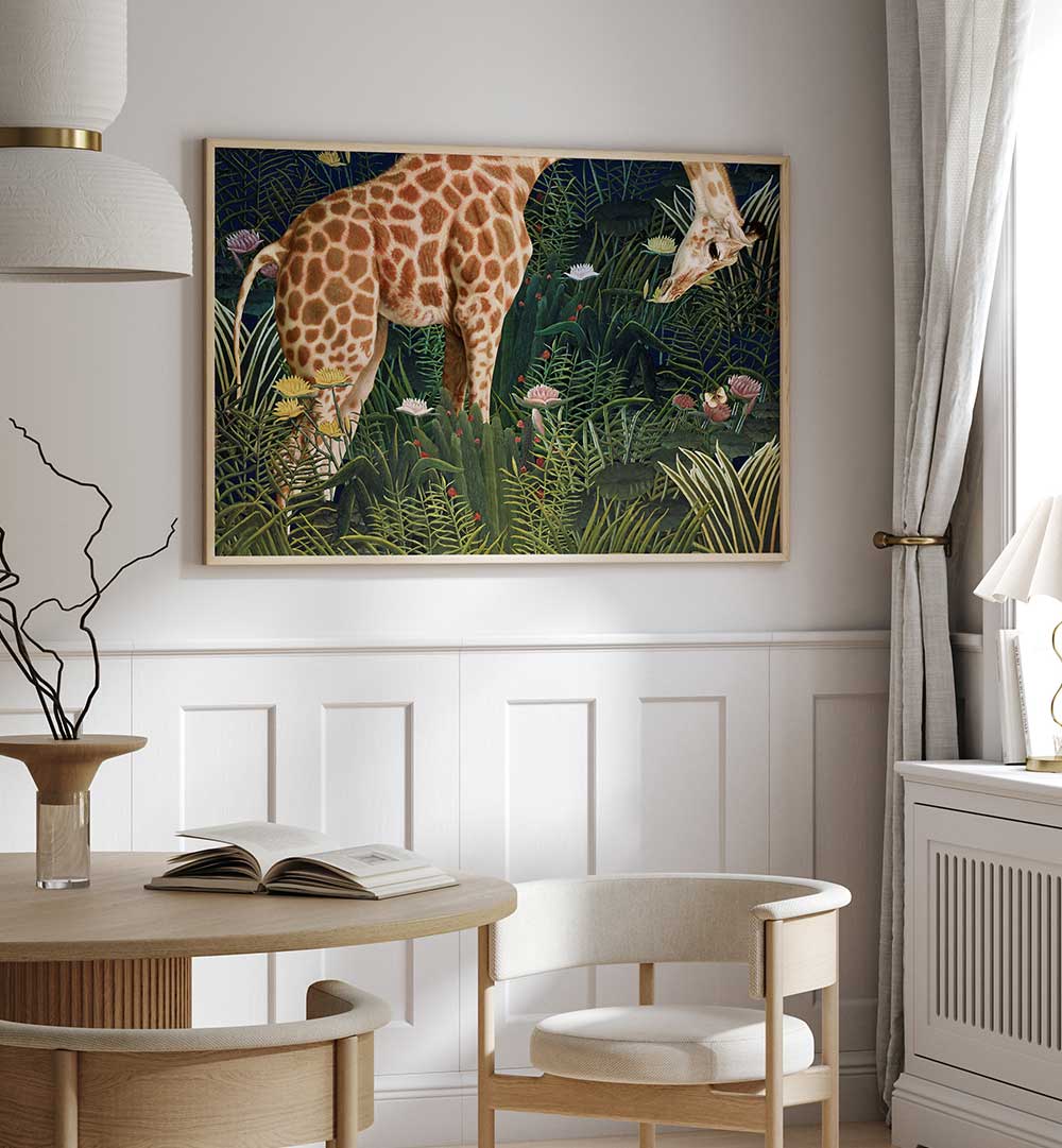 TALES OF GIRAFFES , ANIMAL PAINTINGS