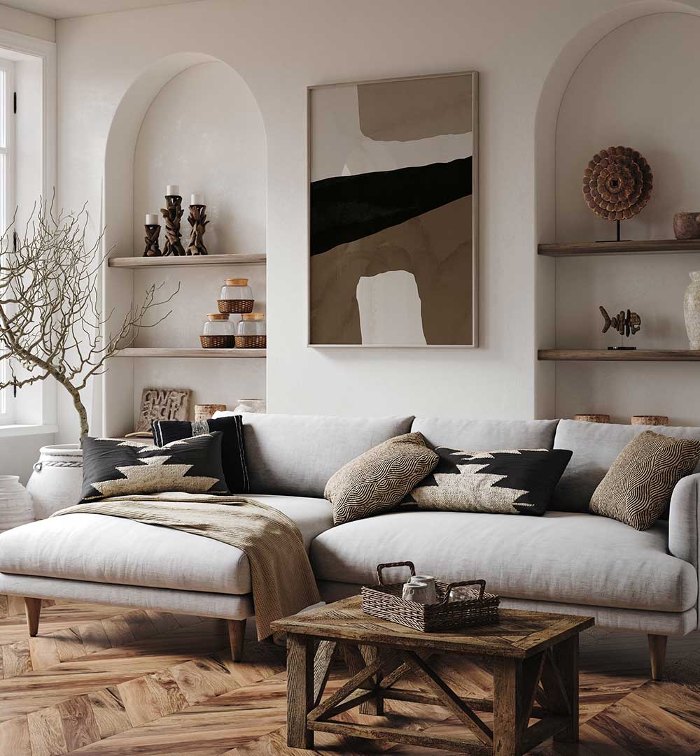 EARTHY HARMONY , ABSTRACT PAINTINGS