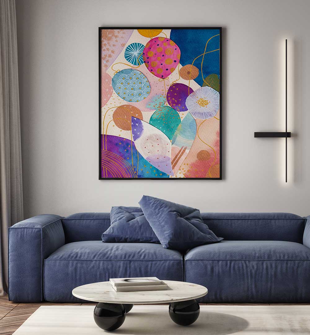 BALLOONS FOR NINO , ABSTRACT PAINTINGS