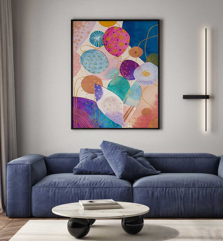 BALLOONS FOR NINO , ABSTRACT PAINTINGS