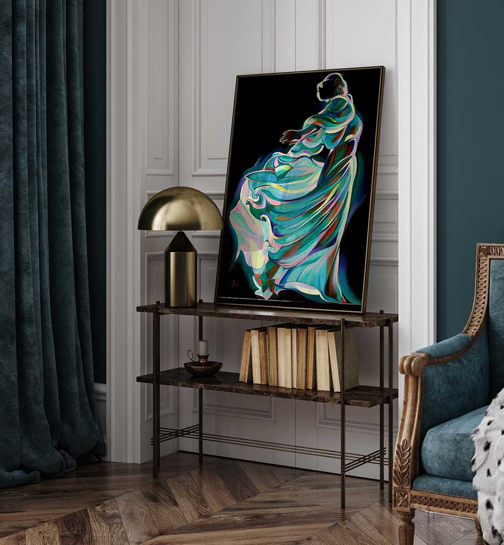DEPICTION OF A DANCER , PORTRAITS & FIGURATIVE ILLUSTRATIONS
