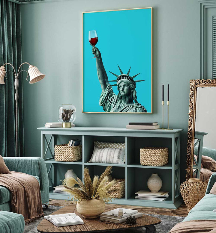 LIBERTY OF DRINKING III , ALTERED ART PRINTS