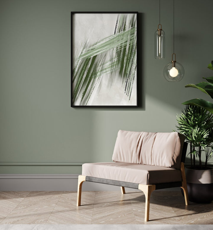 Stylish living space featuring stunning ABSTRACT DIGITAL ART, ABSTRACT PAINTINGS that enhance modern aesthetics.
