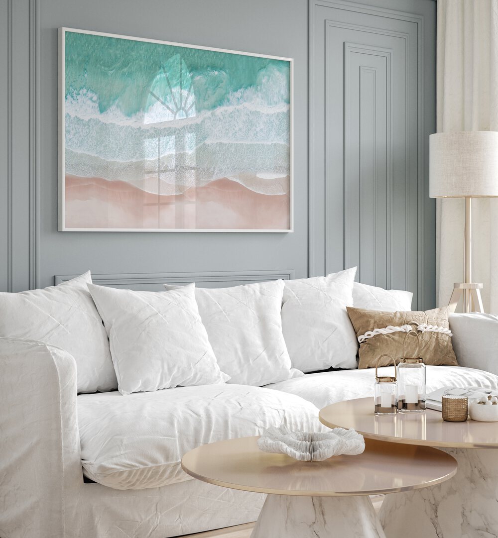 AERIAL OCEAN , BEACH PAINTINGS