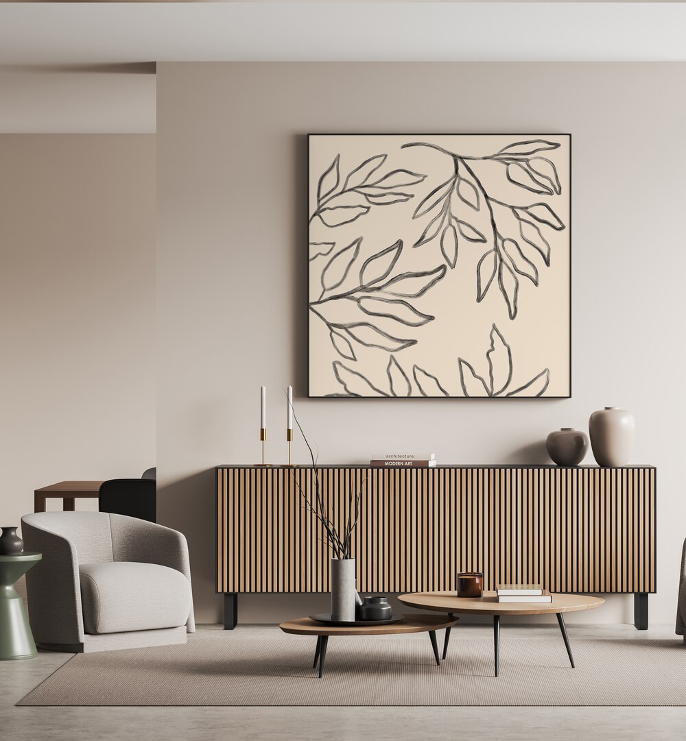 Elevate your decor with BOTANICAL ABSTRACT IV, FLORAL FLOWER PAINTINGS, showcasing modern, vibrant floral artistry.