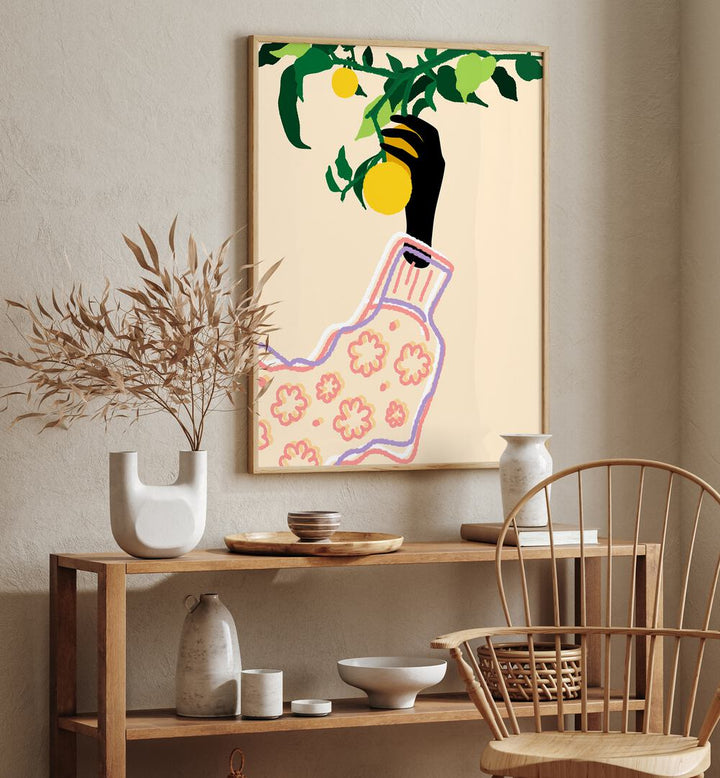 CITRUS TOUCH, KITCHEN POSTERS showcase vibrant artwork featuring lemons, perfect for refreshing kitchen decor.