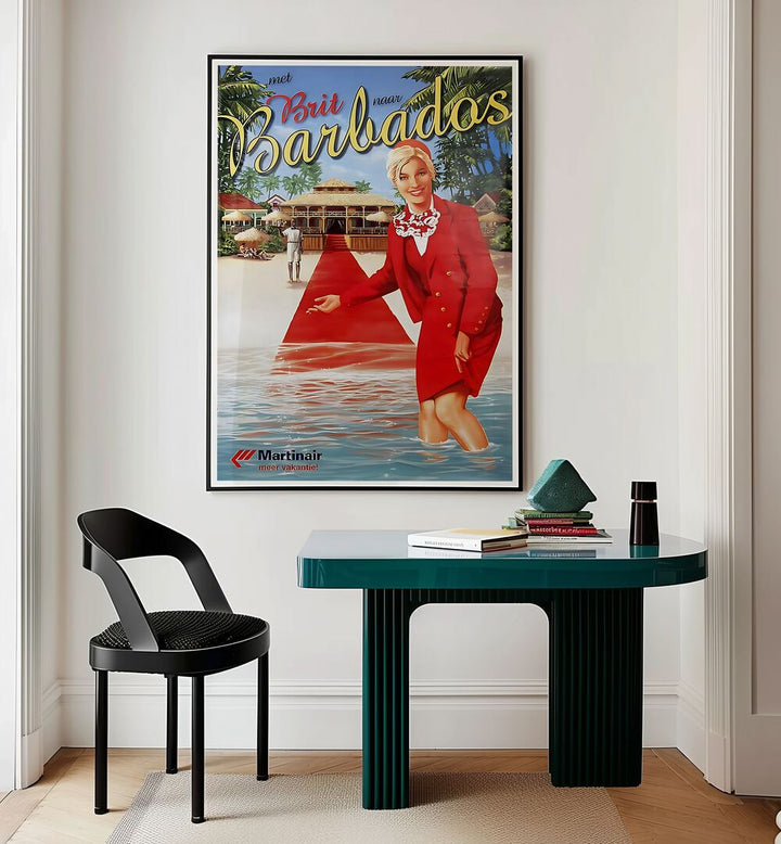 Barbados Vintage Travel Posters brighten any space with their charm, showcasing vibrant culture and sun-soaked beaches.