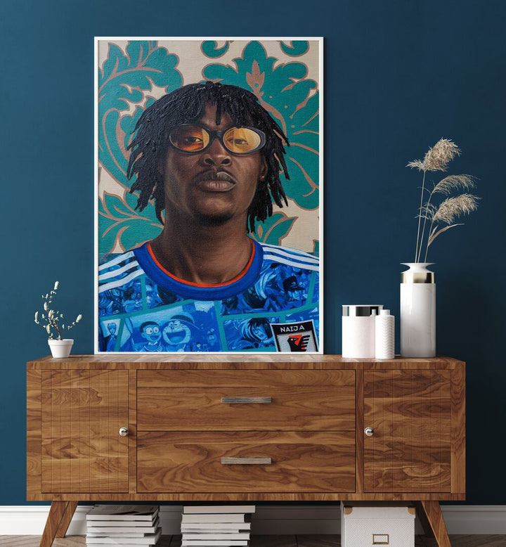 Vibrant NAIJA ANIME, AFRICAN ART PAINTINGS showcasing dynamic anime styles with rich African motifs. Perfect for decor!
