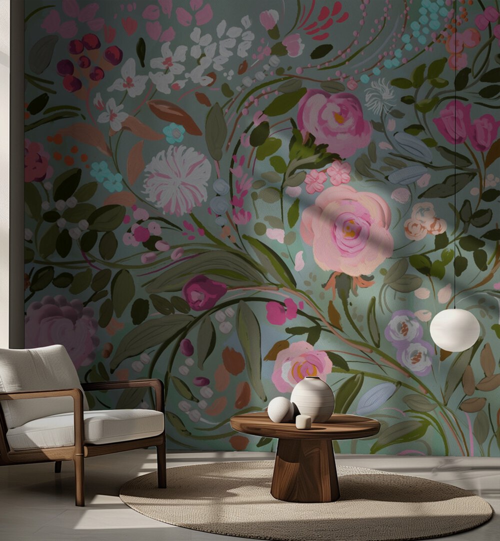 FLORAL WALL PAPER DEMO