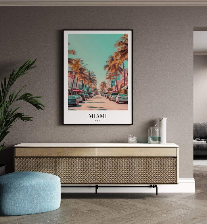 MIAMI - USA , TRAVEL POSTERS