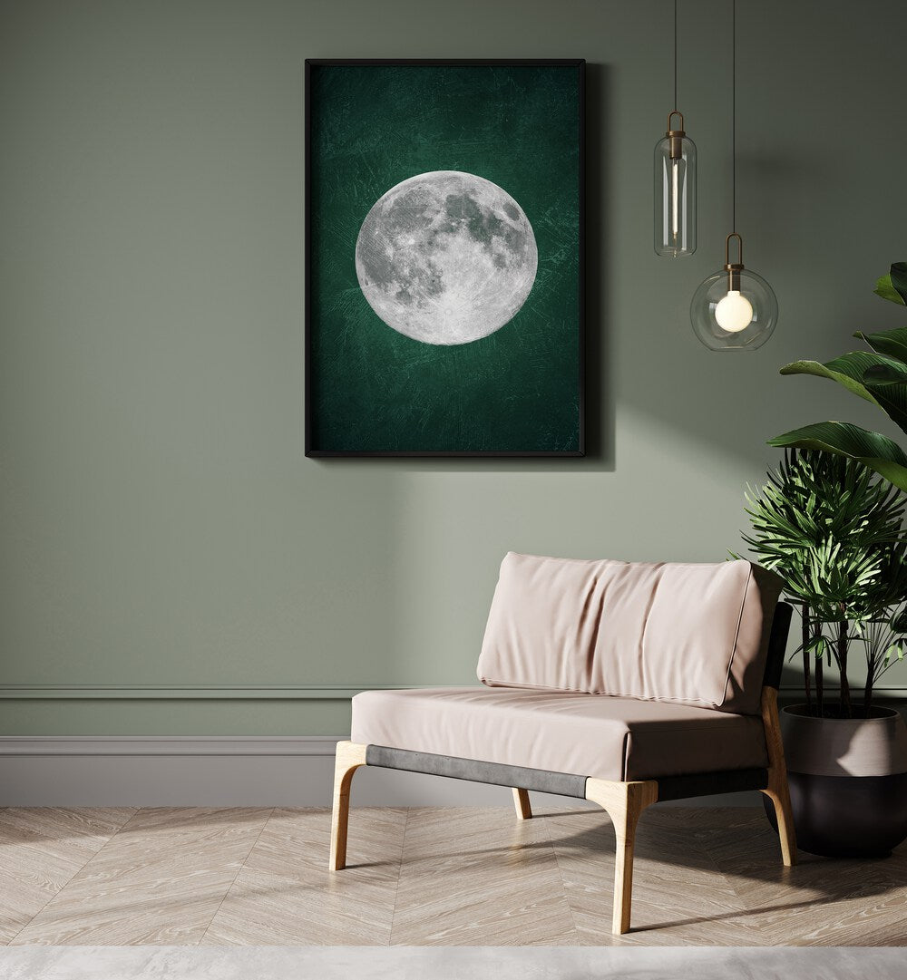 Elevate your space with the JADE MOON III, ZODIAC poster, a stunning blend of geometric art and modern design.